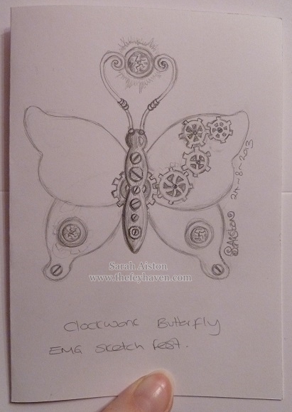Clockwork Butterfly by Sarah Aiston